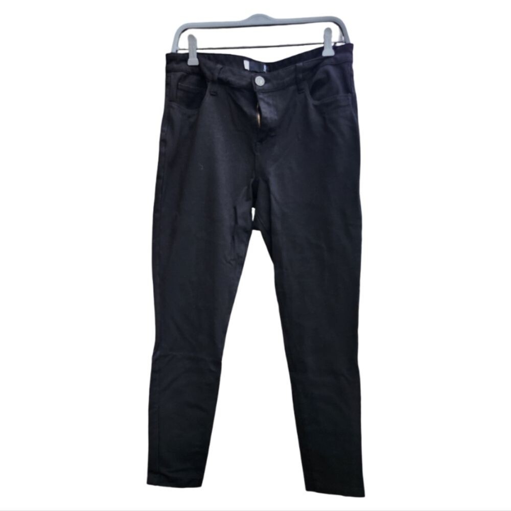 Kut From the Kloth Donna Ankle Skinny Pants Black Size 12